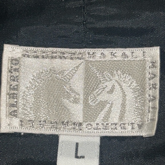 Alberto Makali Open Front Drape Style Sequined Zebra Print Blazer Jacket sz L - Picture 10 of 11